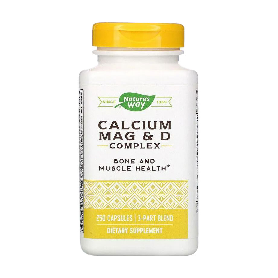 Комплекс кальцію, магнію та вітаміну D Nature's Way Calcium Mag &amp; D Complex, 250 капсул